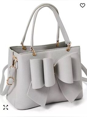 LIKE DREAMS Jenna Triple Compartment Bowtie Satchel Bag